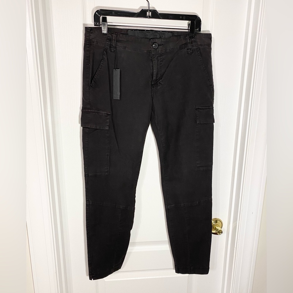Y2K Joe's Jeans Skinny Ankle Cargo Pants Black Size 30